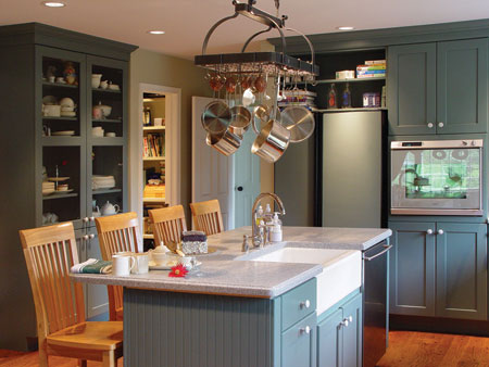 pictures of kitchens with painted cabinets